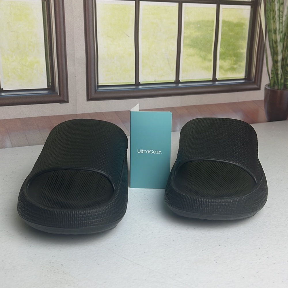 Mesh Beach Comfy Anti-Slip Pillow Slides (Woman 9)